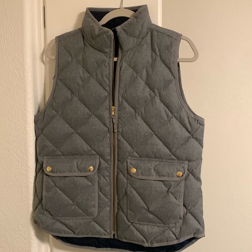 Classic j crew puffer vest